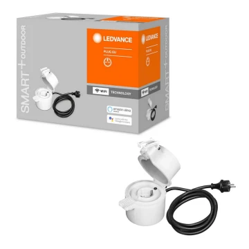 Ledvance - Slimme Stekker voor Buiten SMART+ PLUG 3680W IP44 Wi-Fi