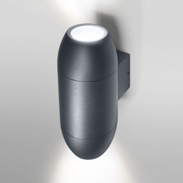 Ledvance - Wand Lamp voor Buiten CANNON 2xGU10/35W/230V IP44