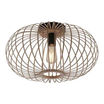 Leuchten Direkt 11411-79 - Bevestigde hanglamp RACOON 1xE27/40W/230V diameter 50 cm bamboe