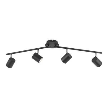 Leuchten Direkt 11944-13 - LED Spot TARIK 4xGU10/5W/230V antraciet