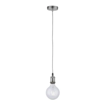 Leuchten Direkt 13570-55 - Hanglamp aan een koord DIY 1xE27/60W/230V mat chroom
