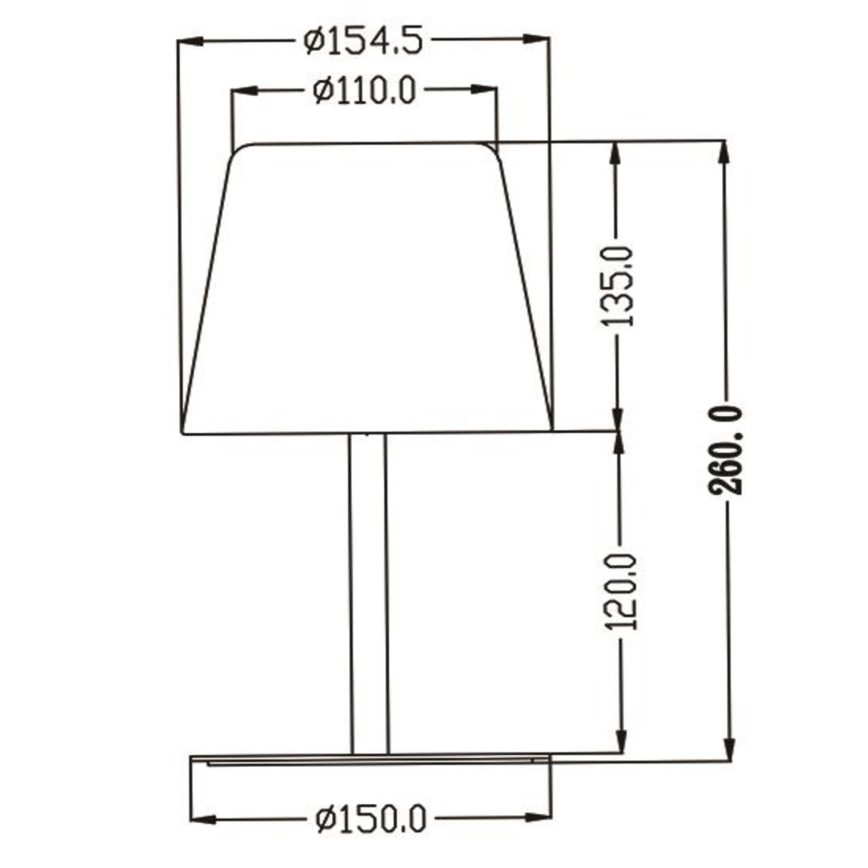 Lucide 13815/02/99 - LED RGBW Dimbaar buitenshuis lamp RIO LED/1,8W/4V IP44 zwart