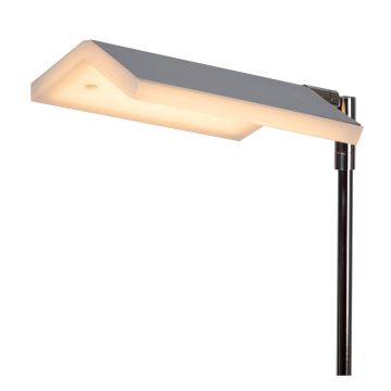 Lucide 19730/10/11 - Dimbare LED Staande lamp AARON LED/12W/230V chroom