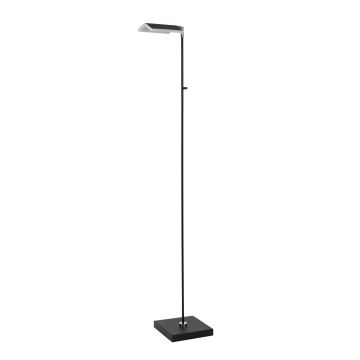 Lucide 19730/10/30 - Dimbare LED Staande lamp AARON LED/12W/230V zwart