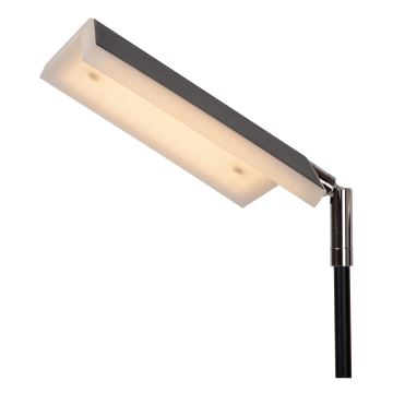 Lucide 19730/10/30 - Dimbare LED Staande lamp AARON LED/12W/230V zwart