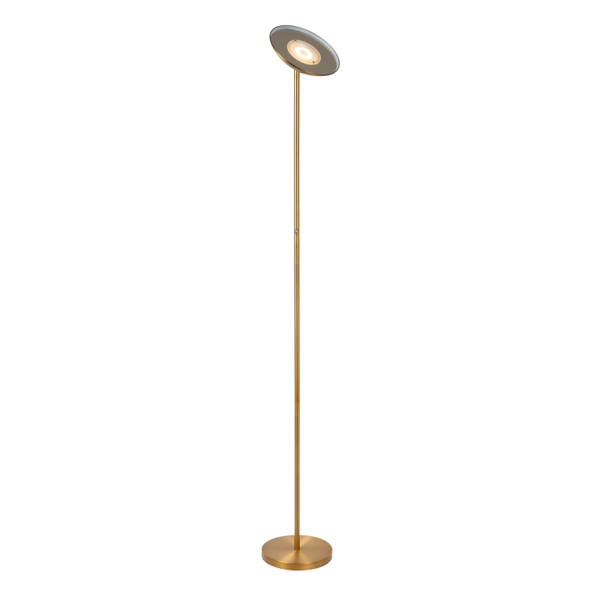 Lucide 19791/20/02 - Dimbare LED Staande lamp ZENITH LED/20W/230V goud