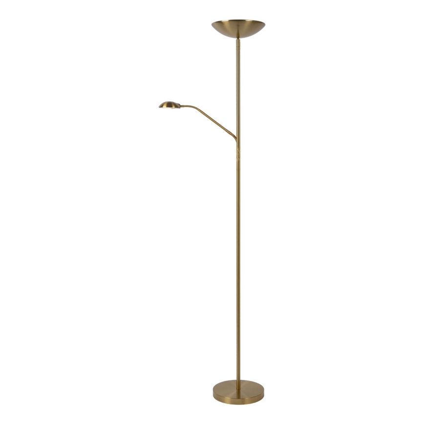 Lucide 19791/24/02 - Dimbare LED Staande lamp ZENITH LED/20W + LED/4W/230V goud