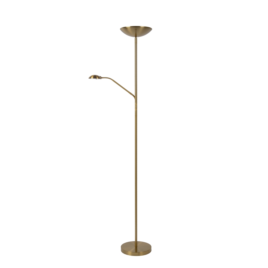 Lucide 19791/24/02 - Dimbare LED Staande lamp ZENITH LED/20W + LED/4W/230V goud