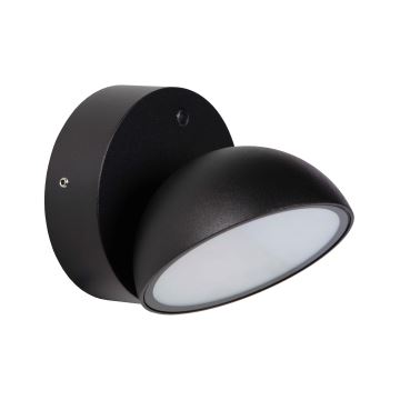 Lucide 22865/12/30 - LED Wandlamp voor buiten met sensor FINN LED/12W/230V IP54 zwart