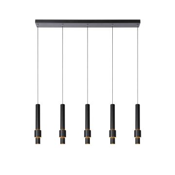 Lucide 24402/30/30 - Dimbare LED hanglamp aan een koord MARGARY 5xLED/4,2W/230V zwart