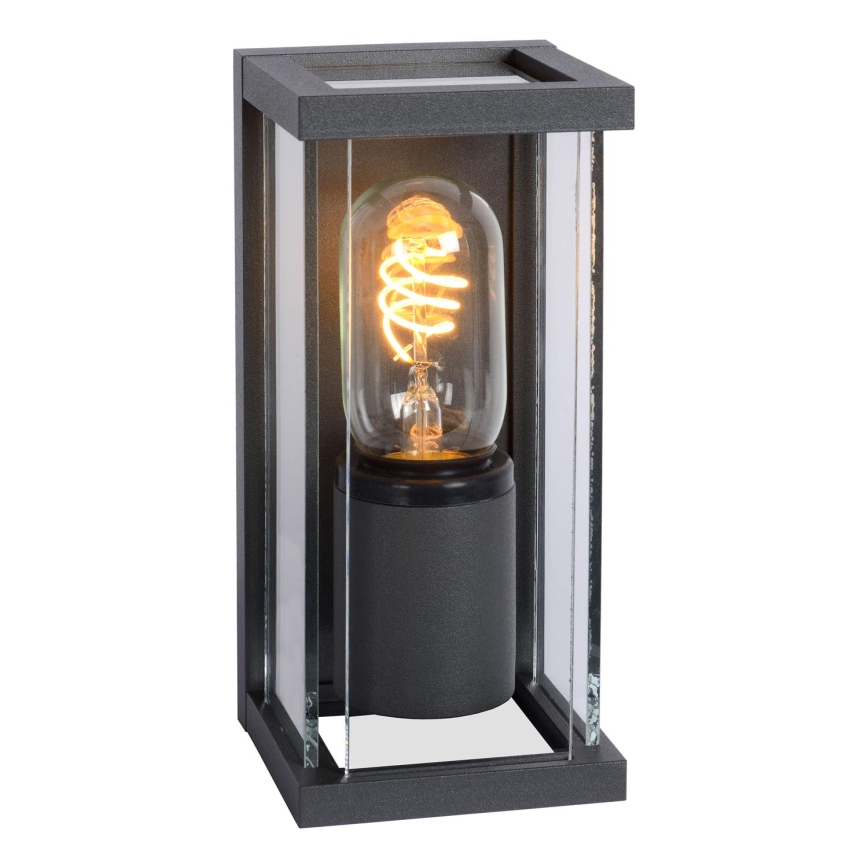 Lucide 27885/01/30 - Wandlamp voor buiten CLAIRE 1xE27/15W/230V IP54 zwart