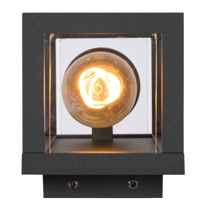 Lucide 27885/01/30 - Wandlamp voor buiten CLAIRE 1xE27/15W/230V IP54 zwart