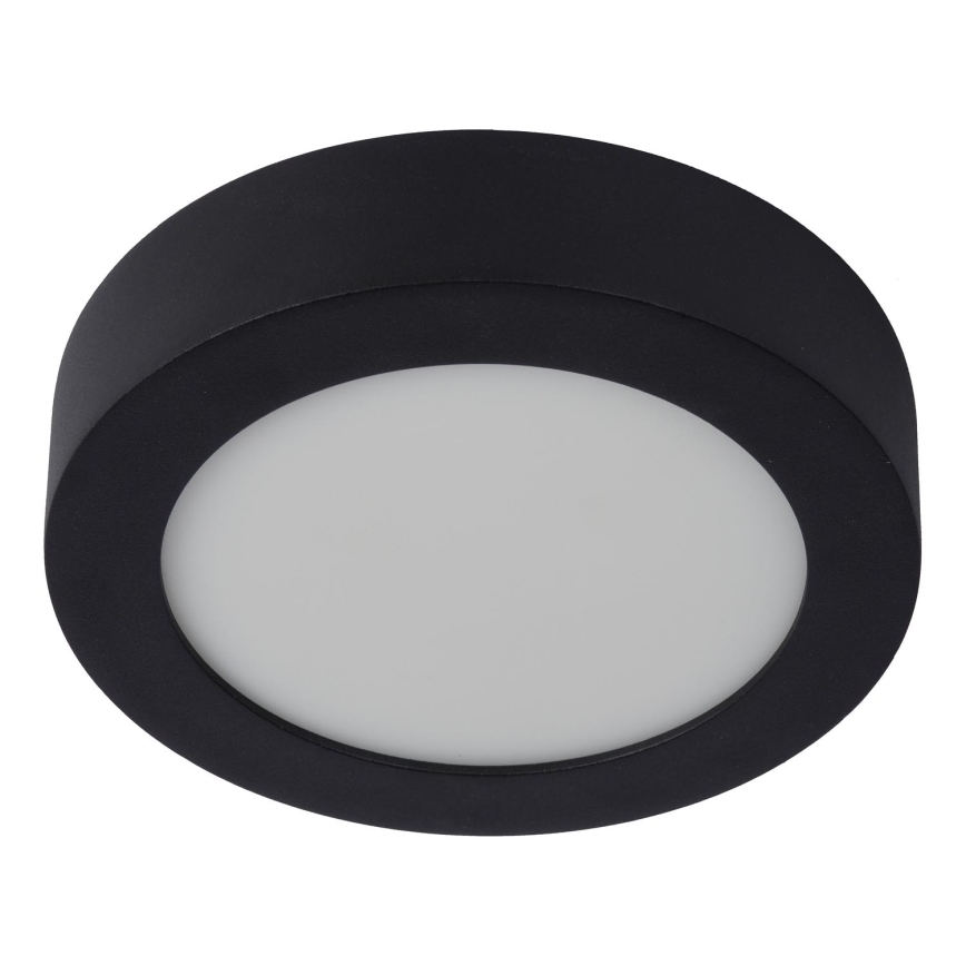 Lucide 28116/18/30 - LED Dimbare badkamer plafondverlichting BRICE LED/12W/230V diameter 18 cm IP44 zwart