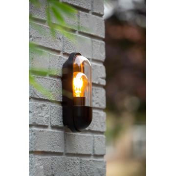 Lucide 29897/01/30 - Wandlamp voor buiten CAPSULE 1xE27/15W/230V IP54