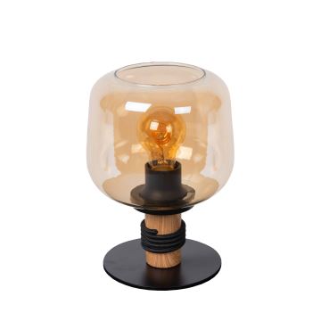 Lucide 45508/01/62 - Tafellamp ILONA 1xE27/40W/230V zwart/beige