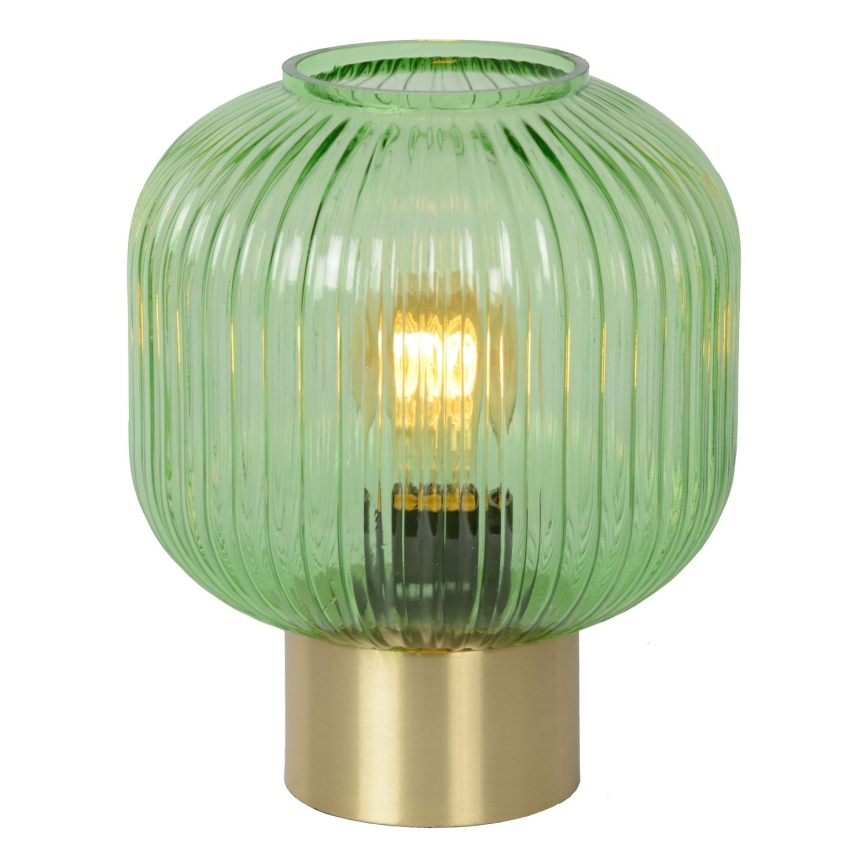 Lucide 45586/20/33 - Tafellamp MALOTO 1xE27/40W/230V groen/goud