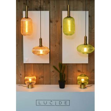 Lucide 45586/20/33 - Tafellamp MALOTO 1xE27/40W/230V groen/goud