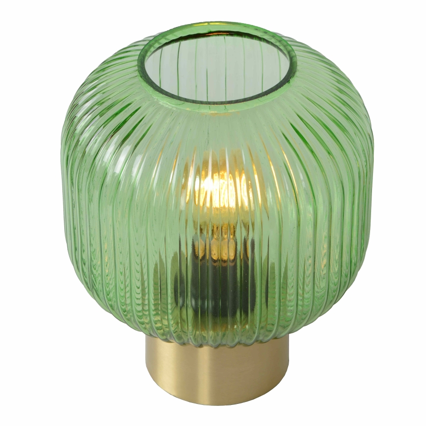 Lucide 45586/20/33 - Tafellamp MALOTO 1xE27/40W/230V groen/goud