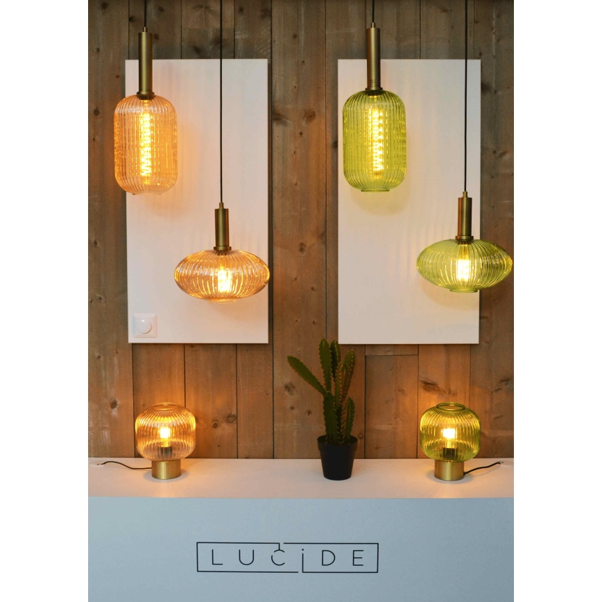 Lucide 45586/20/62 - Tafellamp MALOTO 1xE27/40W/230V beige/goud