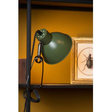 Lucide 45987/01/33 - Klemlamp MOYS 1xE27/40W/230V groen