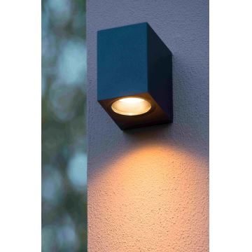 Lucide 69800/01/30 - Wandlamp voor buiten ZARO 1xGU10/35W/230V IP44 zwart