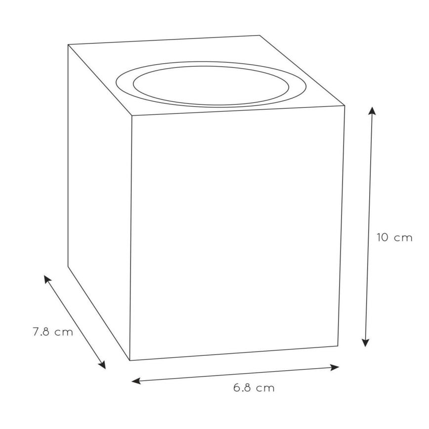 Lucide 69800/01/30 - Wandlamp voor buiten ZARO 1xGU10/35W/230V IP44 zwart