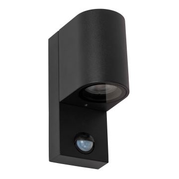 Lucide 69803/01/30 - Buitenlamp met sensor ZARO 1xGU10/7W/230V IP65 zwart