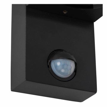 Lucide 69803/02/30 - Buitenlamp met sensor ZARO 2xGU10/7W/230V IP65 zwart