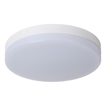 Lucide 79111/36/31 - LED Badkamer plafondlamp met sensor BISKIT LED/24W/230V diameter 34,5 cm IP44 wit