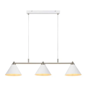 Markslöjd 108075 - Hanglamp aan koord KLINT 3xE14/40W/230V wit