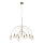 Markslöjd 108289 - Hanglamp aan een koord LAVELLO 9xE27/40W/230V goud