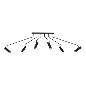 Markslöjd 108508 - Spot  RAMUS 6xGU10/25W/230V zwart