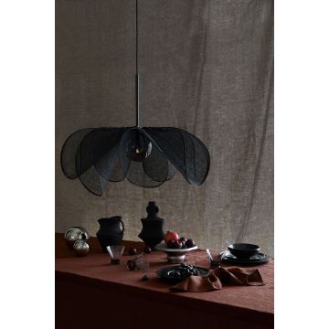 Markslöjd 108662 - Hanglamp aan een koord STYRKA 1xE27/40W/230V diameter 75 cm zwart