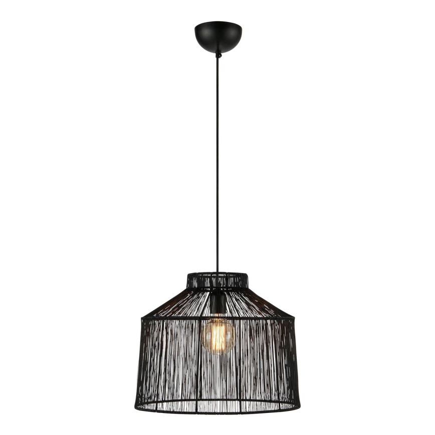 Markslöjd 108668 - Hanglamp aan een koord CAPANNA 1xE27/40W/230V zwart