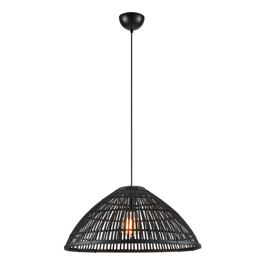 Markslöjd 108674 - Hanglamp aan een koord CAPELLO 1xE27/40W/230V zwart/bamboe