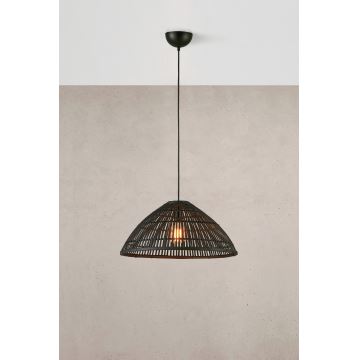 Markslöjd 108674 - Hanglamp aan een koord CAPELLO 1xE27/40W/230V zwart/bamboe