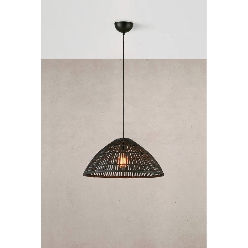 Markslöjd 108674 - Hanglamp aan een koord CAPELLO 1xE27/40W/230V zwart/bamboe