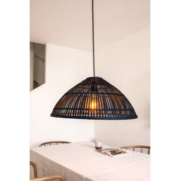 Markslöjd 108674 - Hanglamp aan een koord CAPELLO 1xE27/40W/230V zwart/bamboe