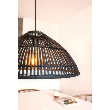 Markslöjd 108674 - Hanglamp aan een koord CAPELLO 1xE27/40W/230V zwart/bamboe