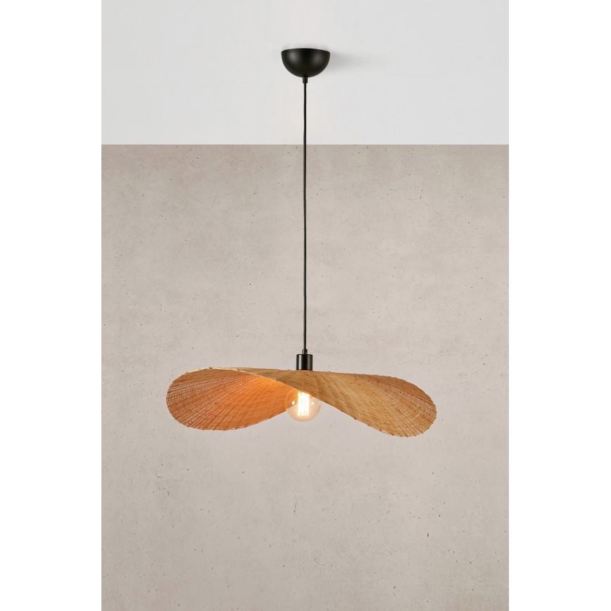 Markslöjd 108677 - Hanglamp aan een koord RAYO 1xE27/40W/230V beige/bamboe