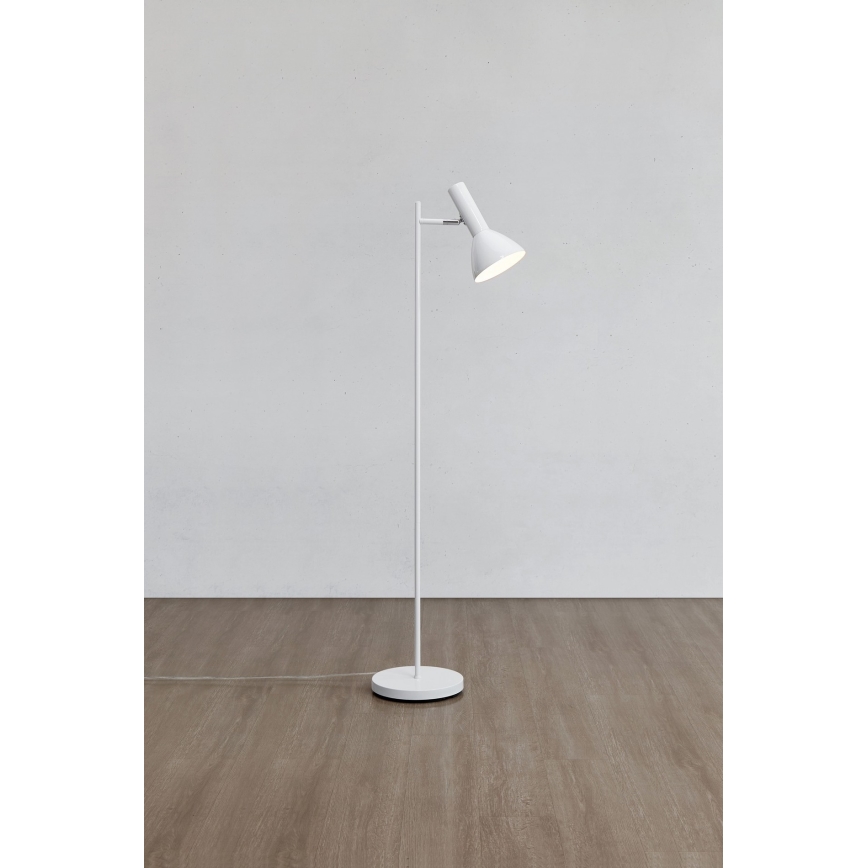 Markslöjd 108687 - Staande Lamp METRO 1xE27/40W/230V wit