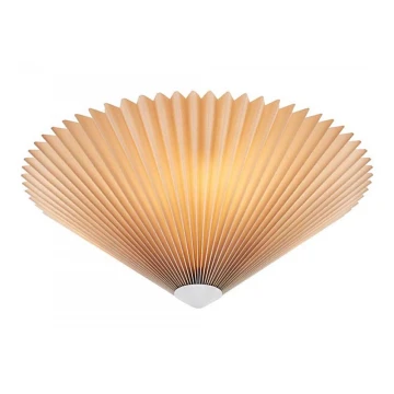Markslöjd 108704 - Plafondlamp PLISADO 3xE14/40W/230V diameter 42 cm beige