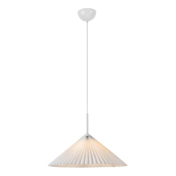 Markslöjd 108711 - Hanglamp aan een koord PLISADO 1xE27/40W/230V diameter 50 cm wit