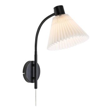 Markslöjd 108752 - Wandlamp MIRA 1xE14/40W/230V zwart/wit