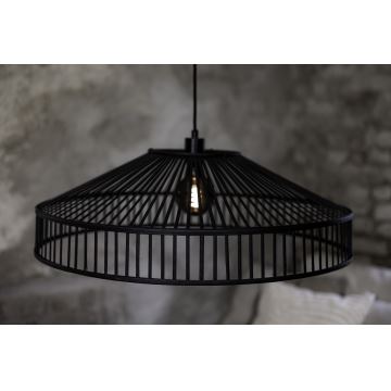 Markslöjd 108782 - Hanglamp aan een koord TAPA 1xE27/40W/230V zwart/bamboe