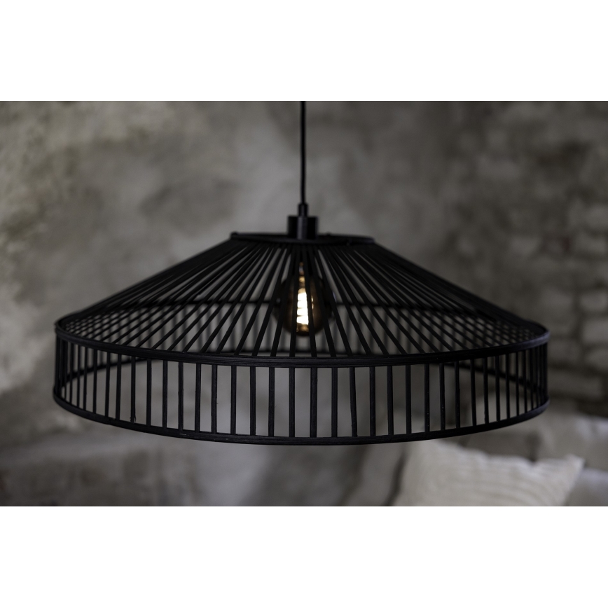 Markslöjd 108782 - Hanglamp aan een koord TAPA 1xE27/40W/230V zwart/bamboe