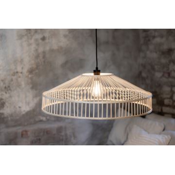 Markslöjd 108783 - Hanglamp aan een koord TAPA 1xE27/40W/230V beige/bamboe