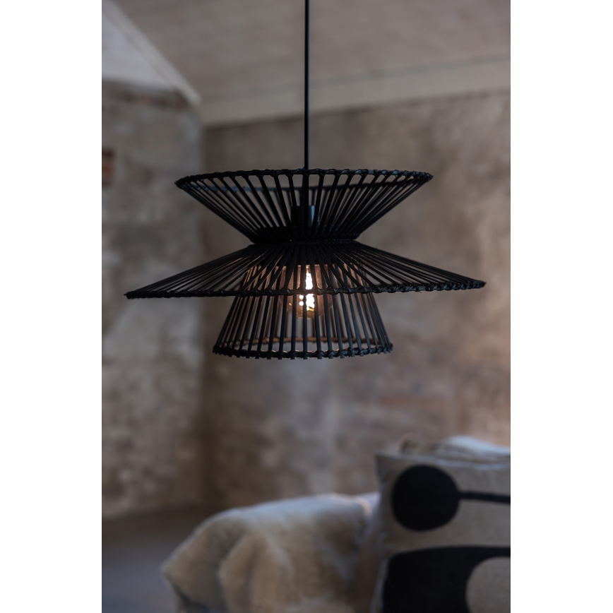 Markslöjd 108784 - Hanglamp aan een koord DUPLICI 1xE27/40W/230V zwart/bamboe