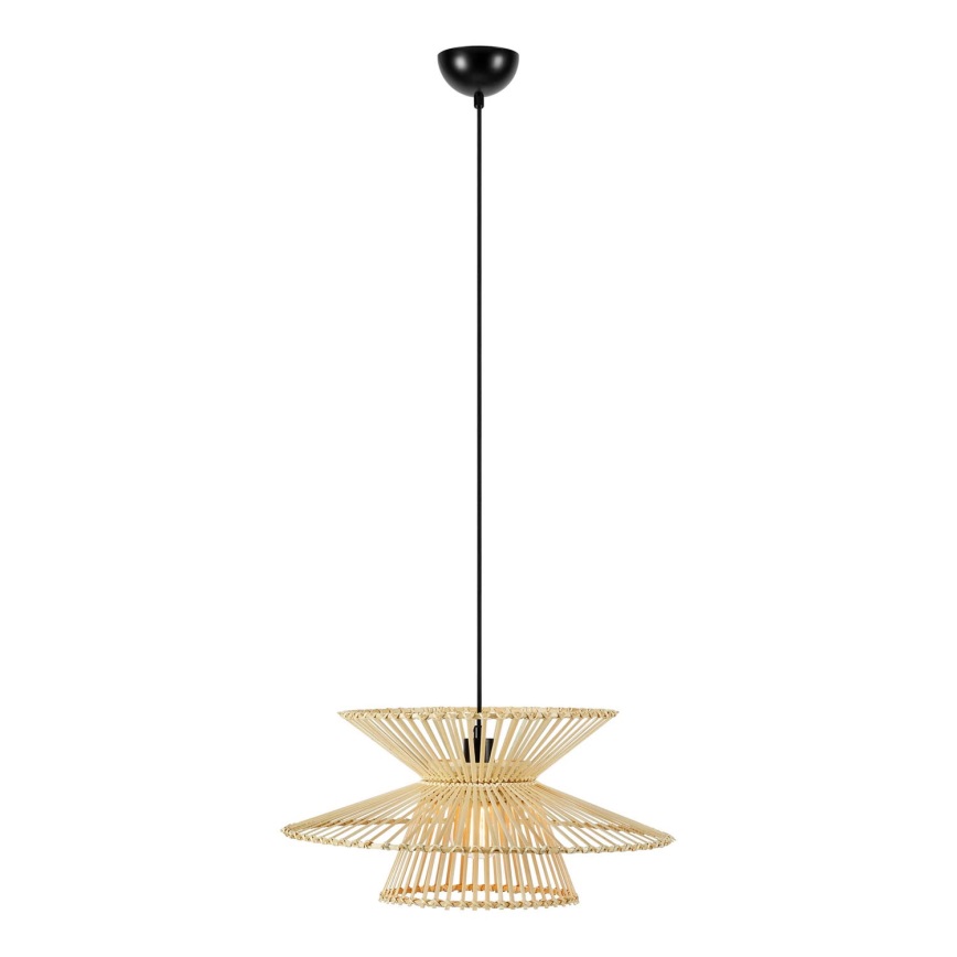 Markslöjd 108785 - Hanglamp aan een koord DUPLICI 1xE27/40W/230V beige/bamboe