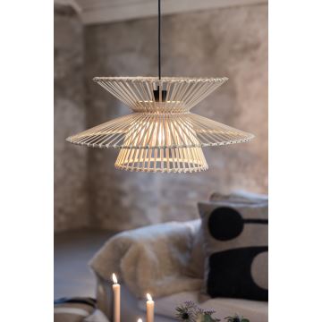 Markslöjd 108785 - Hanglamp aan een koord DUPLICI 1xE27/40W/230V beige/bamboe